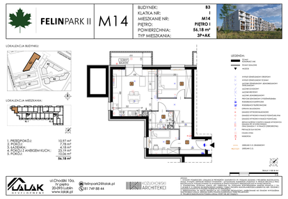 Mieszkanie w inwestycji: Felin Park II etap 2