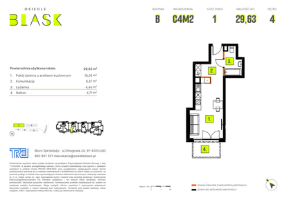 Mieszkanie w inwestycji: Osiedle BLASK - Etap I