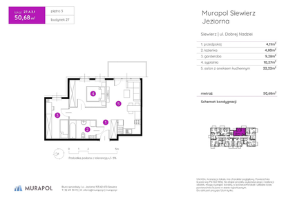 Mieszkanie w inwestycji: Murapol Siewierz Jeziorna bud. 27 i 28