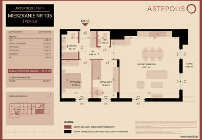 Mieszkanie w inwestycji: Artepolis