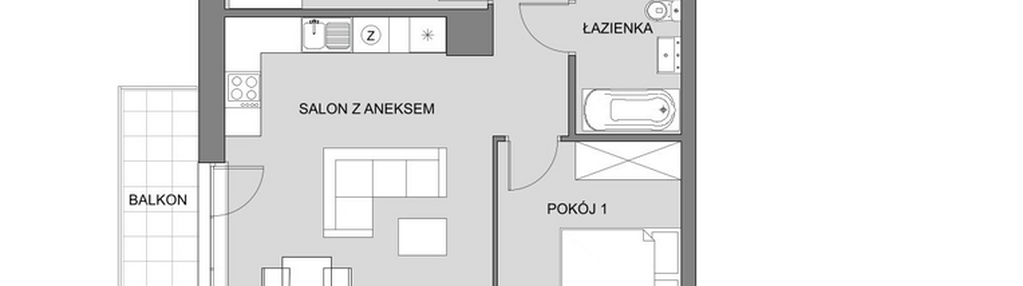 Mieszkanie w inwestycji: Osiedle Aleksandria II - budynek B