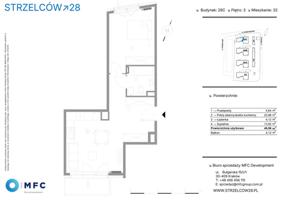 Mieszkanie w inwestycji: Strzelców 28