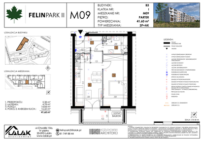Mieszkanie w inwestycji: Felin Park II etap 2