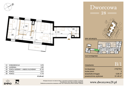 Mieszkanie w inwestycji: Dworcowa 28