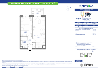 Mieszkanie w inwestycji: Osiedle przy Unii etap III