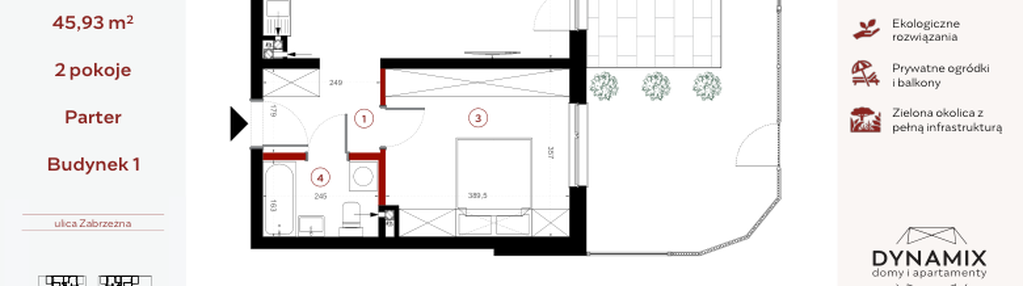 Mieszkanie w inwestycji: Apartamenty Dwie Rzeki