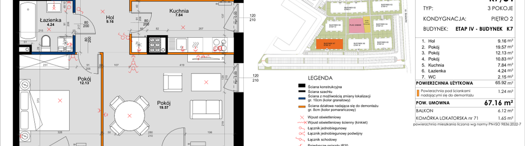 Mieszkanie w inwestycji: Kleszczewo Park - etap IV