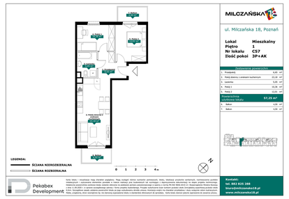 Mieszkanie w inwestycji: Milczańska 18