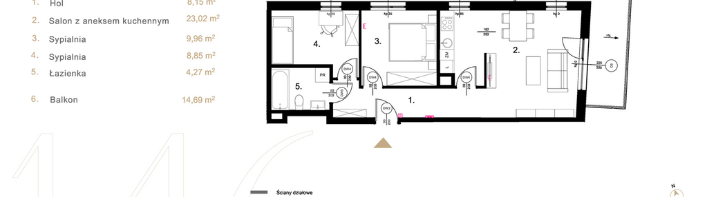 Mieszkanie w inwestycji: Korkowa 146