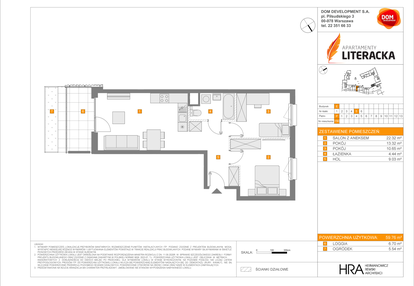 Mieszkanie w inwestycji: Apartamenty Literacka etap 2.2