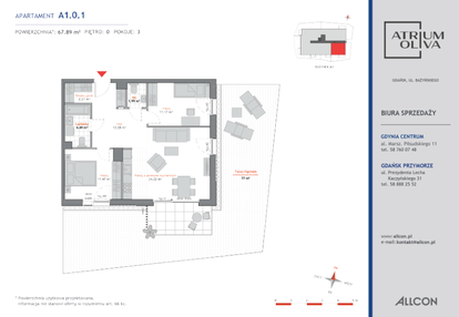 Mieszkanie w inwestycji: Atrium Oliva