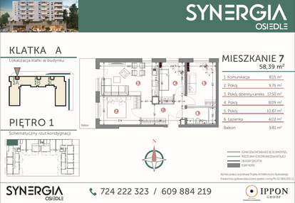 Mieszkanie w inwestycji: SYNERGIA