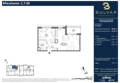 Mieszkanie w inwestycji: Bulvar Apartments - etap II