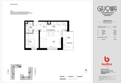 Mieszkanie w inwestycji: Gajowa bud. A