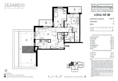 Mieszkanie w inwestycji: Wróblewskiego
