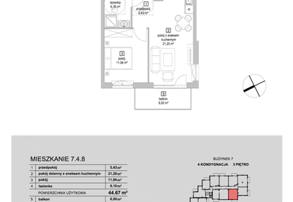 Mieszkanie w inwestycji: Osiedle Przyjemne IV