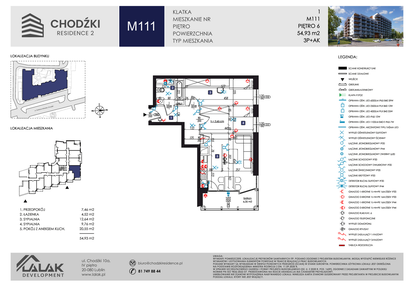 Mieszkanie w inwestycji: Chodźki Residence 2