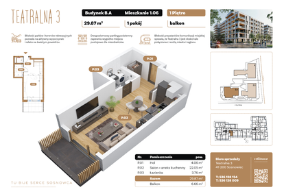 Mieszkanie w inwestycji: Teatralna 3