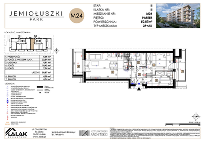 Mieszkanie w inwestycji: Jemiołuszki Park etap 2