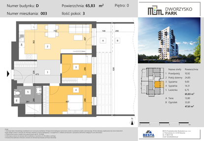 Mieszkanie w inwestycji: Dworzysko Park - Etap III
