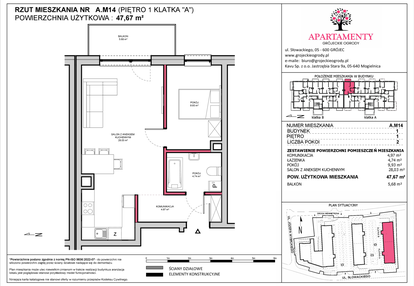 Mieszkanie w inwestycji: Apartamenty Grójeckie Ogrody