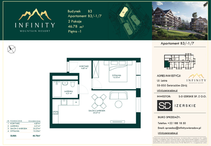 Mieszkanie w inwestycji: Infinity Mountain Resort