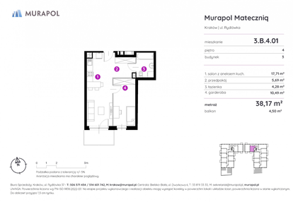 Mieszkanie w inwestycji: Murapol Mateczniq