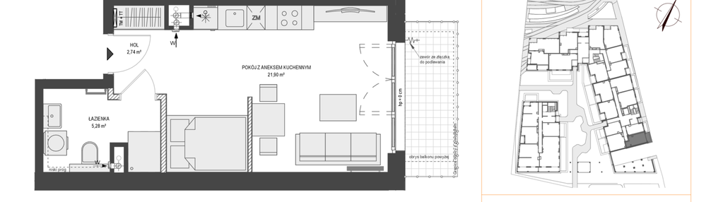 Mieszkanie w inwestycji: Zajezdnia Motława