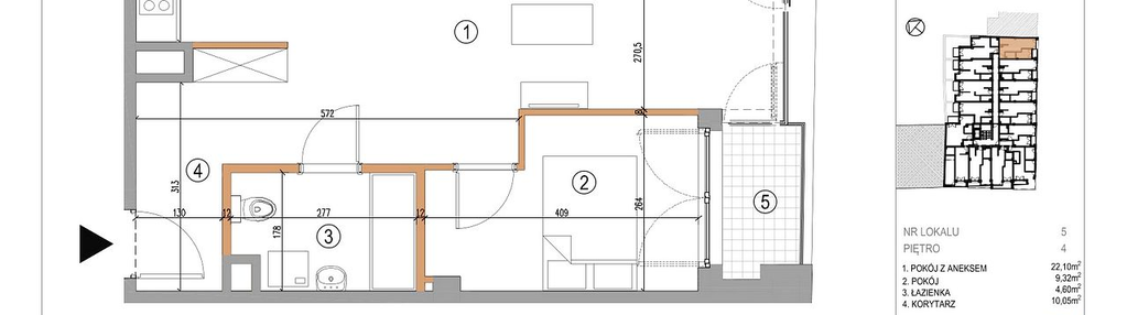 Mieszkanie w inwestycji: 5th Avenue Apartments