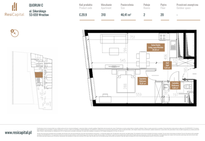 Mieszkanie w inwestycji: Quorum Apartments