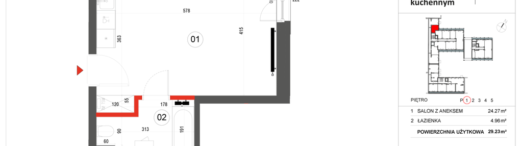 Mieszkanie w inwestycji: Stalowa Form 43.45