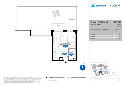 Mieszkanie w inwestycji: Flow - bud. B2 A i bud. B2 B