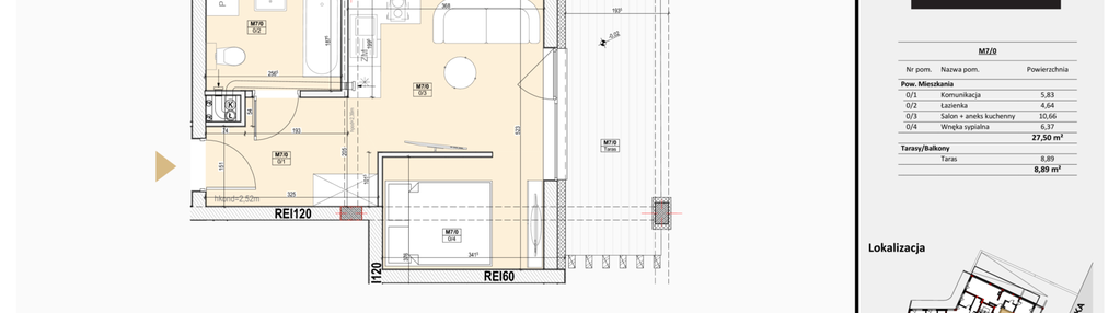 Mieszkanie w inwestycji: Przystań na Klifie
