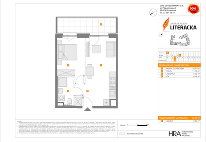 Mieszkanie w inwestycji: Apartamenty Literacka etap 2.2