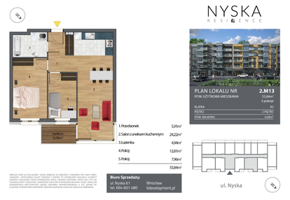 Mieszkanie w inwestycji: Nyska Residence