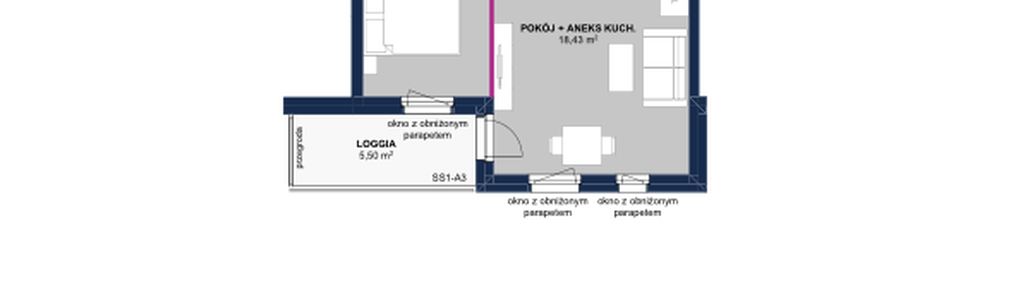 Mieszkanie w inwestycji: Moja Północna Etap III