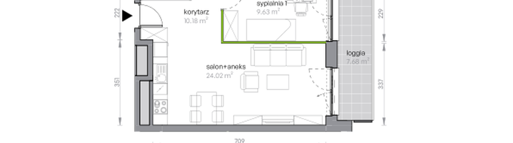 Mieszkanie w inwestycji: Legnicka Vita