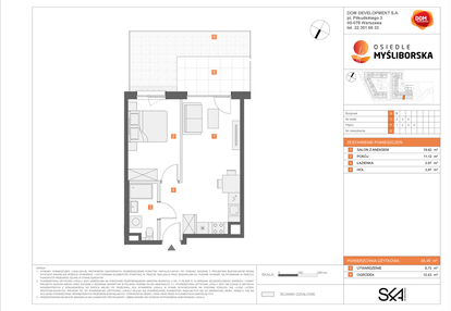 Mieszkanie w inwestycji: Osiedle Myśliborska