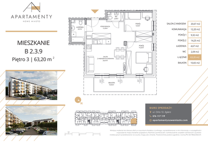 Mieszkanie w inwestycji: Apartamenty Nowe Miasto