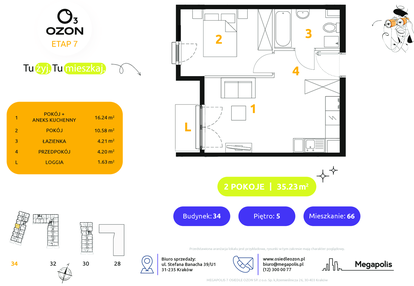 Mieszkanie w inwestycji: Osiedle Ozon etap VII