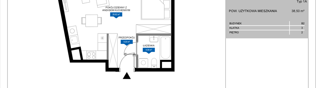 Mieszkanie w inwestycji: Flow - bud. B2 A i bud. B2 B