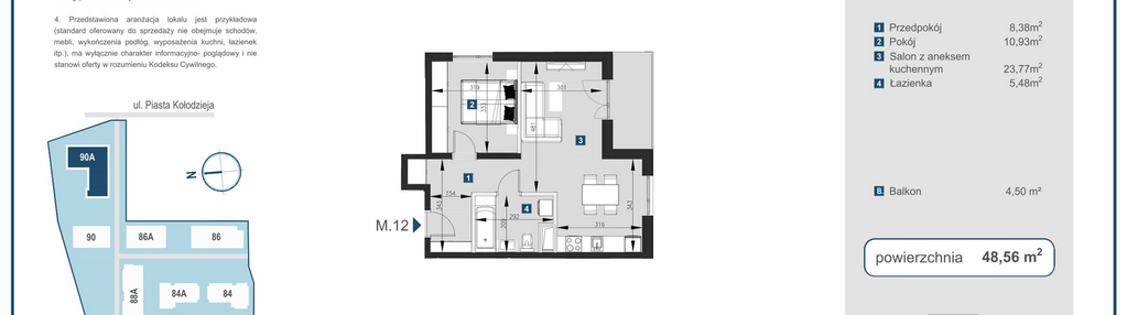 Mieszkanie w inwestycji: Piasta Towers bud. 90A