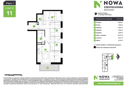 Mieszkanie w inwestycji: Nowa Częstochowa Mościckiego