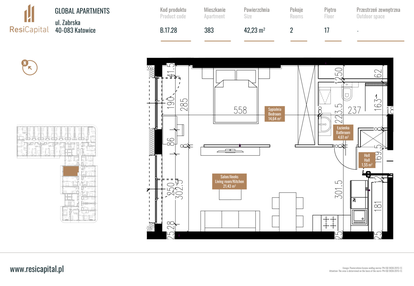 Mieszkanie w inwestycji: Global Apartments