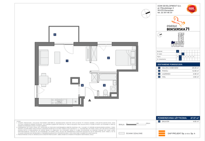 Mieszkanie w inwestycji: Osiedle Bokserska 71 Etap 2 Faza 2