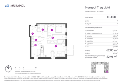 Mieszkanie w inwestycji: Murapol Trzy Lipki