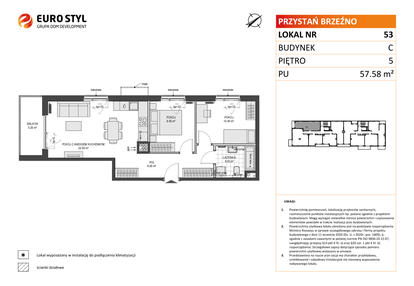 Mieszkanie w inwestycji: Przystań Brzeźno etap II