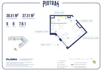 Mieszkanie w inwestycji: Piotra 4