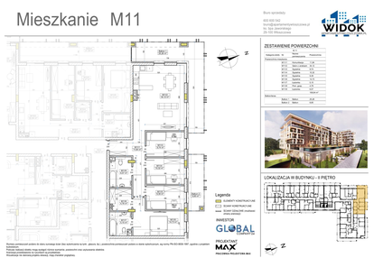 Mieszkanie w inwestycji: Apartamenty Widok Włoszczowa