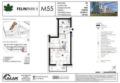 Mieszkanie w inwestycji: Felin Park II etap 2
